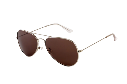 Maverick Sunglasses (Brown) Angled View