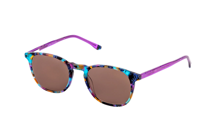 Elsa Kids Sunglasses Readers (Brown) Angled View